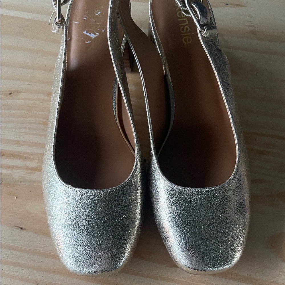 Kensie Metallic Gold Heels